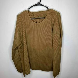 Boohoo Open Back Sweater